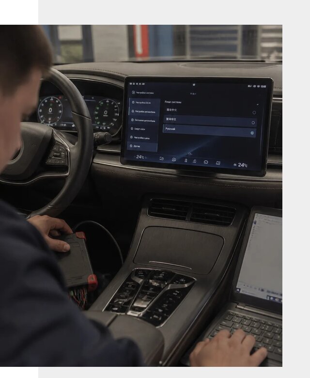 Русификация автомобиля BYD HAN для эксплуатации в Шахтах